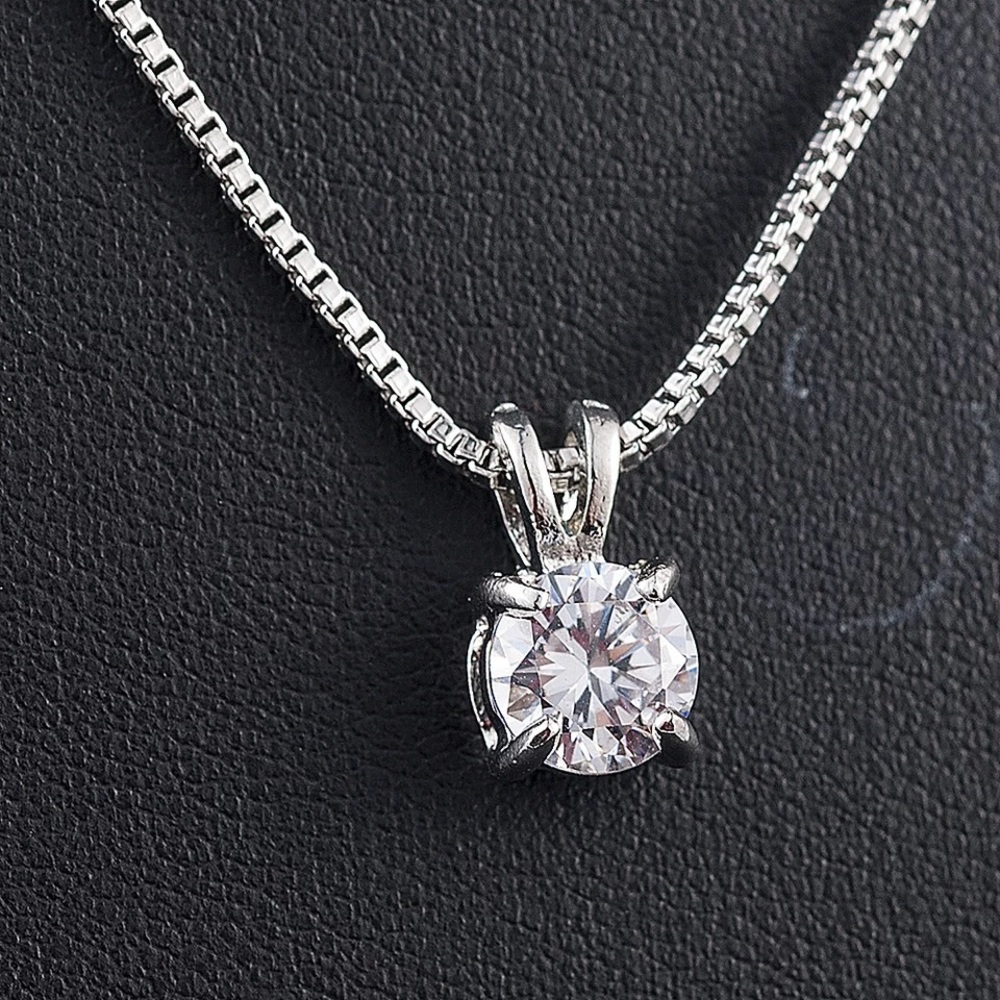 LAST ONE! silver diamond necklace ✰ - Picture 3 of 7